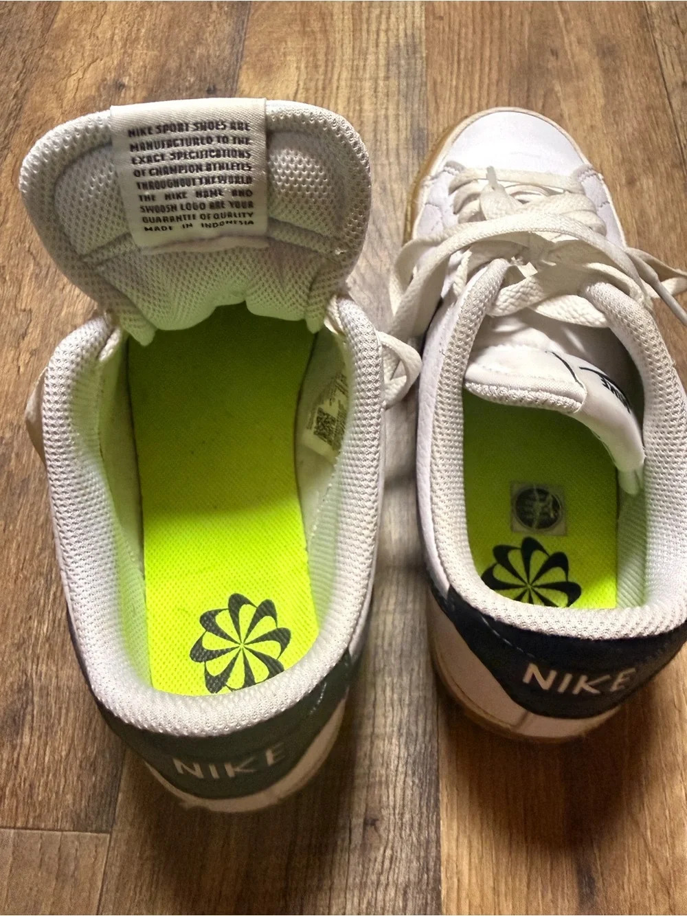 Nike Blazer Low ‘77 Next Nature White Black Gum Sneakers 7